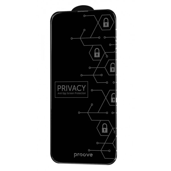 Фото - Захисне скло для смартфону Proove Privacy iPhone 15 Pro Black (PGPPRI15P001)