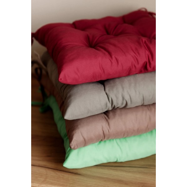 Фото - Подушка для стула Прованс Фибра коричневая 40х40 см (029613)