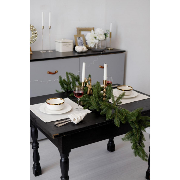 Фото - Серветка для сервірування Прованс Перлина Біла 40х40 см (037588)