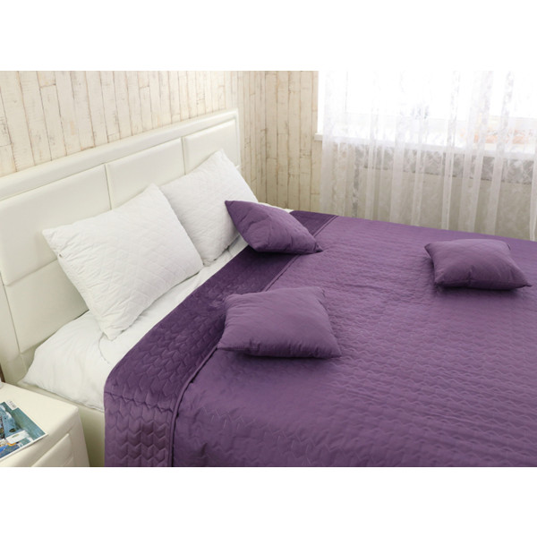 Фото - Подушка декоративная Руно 40х40 (311.52_violet ромб)