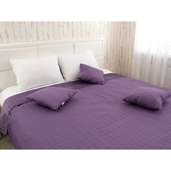 Фото - Подушка декоративная Руно 40х40 (311.52_violet ромб)