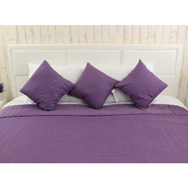 Фото - Подушка декоративная Руно 40х40 (311.52_violet ромб)