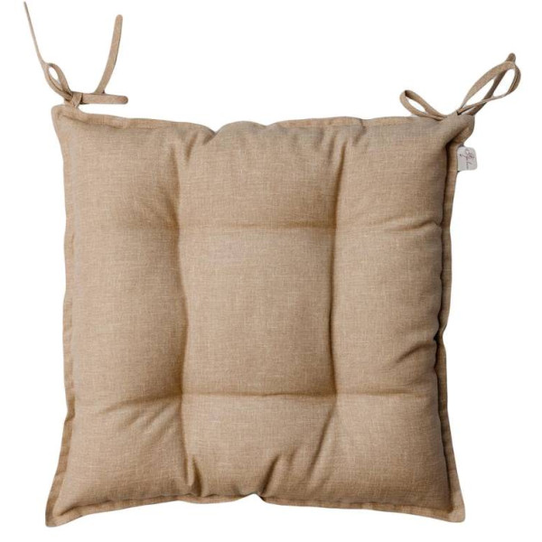 Фото - Подушка для стільця Прованс Кориця Мокко 40х40 см (041217)