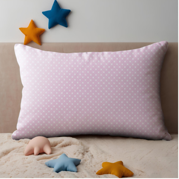 Фото - Подушка дитяча стандартна Zastelli Бамбушка 40х60 см Рожева (22667)