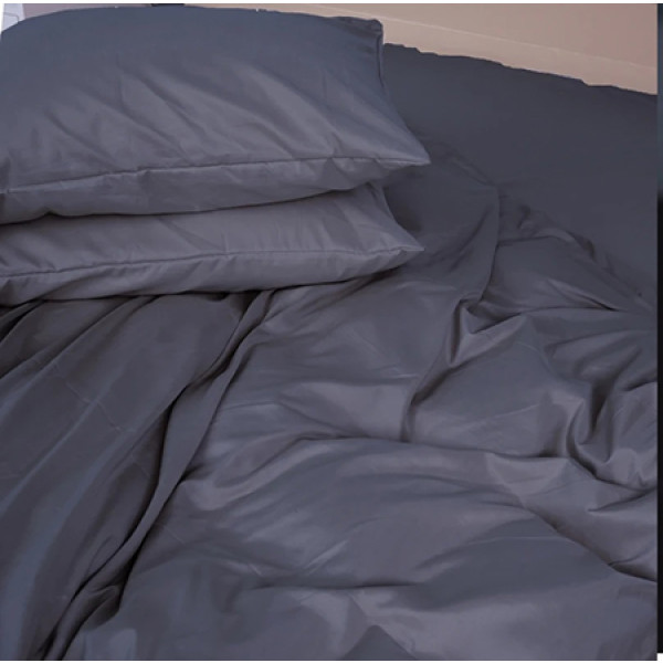 Фото - Простынь двуспальная MirSon Soft Elegance №19-0000 Monument 180х200 см (2200010916799)
