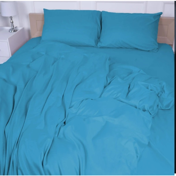 Фото - Простирадло двоспальне MirSon Soft Elegance №18-4735 Capri Breeze 180х200 см (2200010916270)