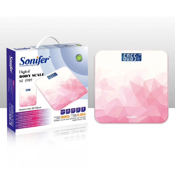 Фото - Ваги підлогові Sonifer SF-1909 pink