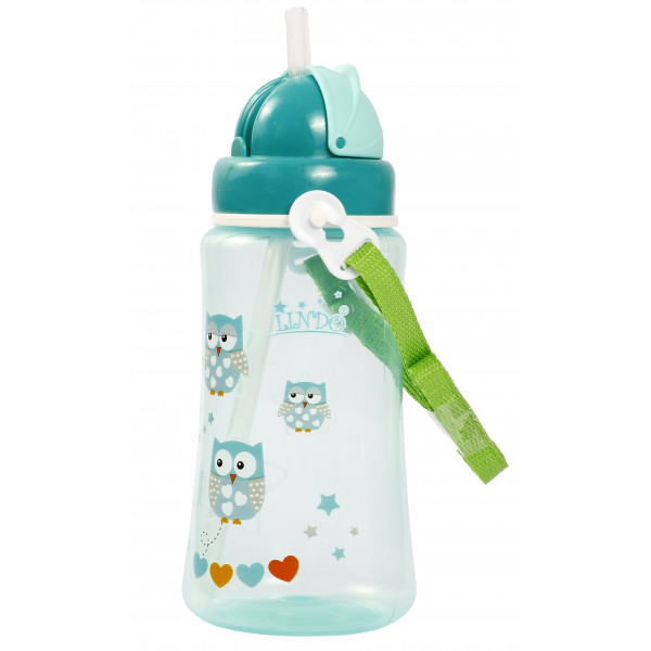 Фото - Поїльник-непроливайка дитячий Lindo 360 мл зелений (А 41 зел)
