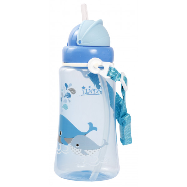 Фото - Поильник-непроливайка детский Lindo 360 мл синий (А 41 син)