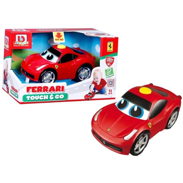 Фото - Базовий ігровий транспорт для малюка Bb Junior Ferrari 458 Italia (16-81604)