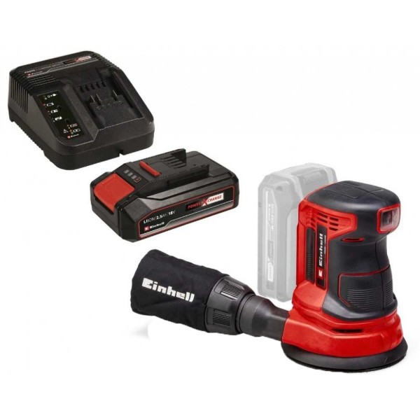 Фото - Эксцентриковая шлифовальная машина Einhell TE-RS 18 Li Kit 18В (4462010K)