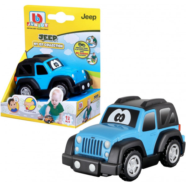 Фото - Базовый игровой транспорт для малыша Bb Junior Jeep My 1st сollection голубая (16-85121_blue)
