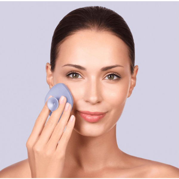 Фото - Щітка для чищення обличчя GESKE Facial Brush 4 в 1 фіолетовий з тримачем (GK000038PL01)