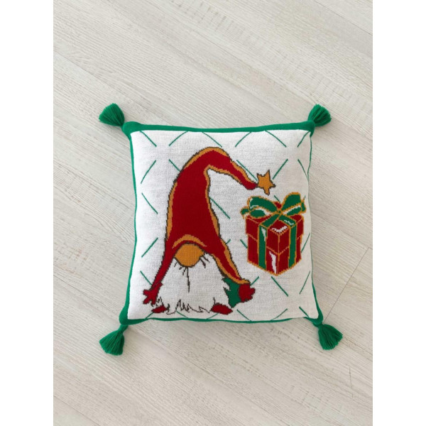 Фото - Подушка декоративна Прованс Сніговик 45х45 см (028053)