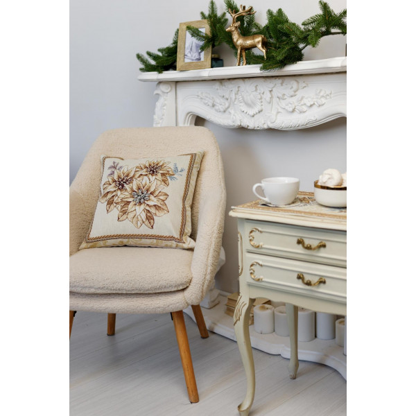 Фото - Наволочка Прованс Три квітки 45х45 см (036960)