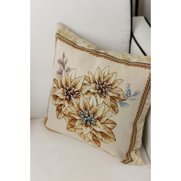 Фото - Наволочка Прованс Три квітки 45х45 см (036960)