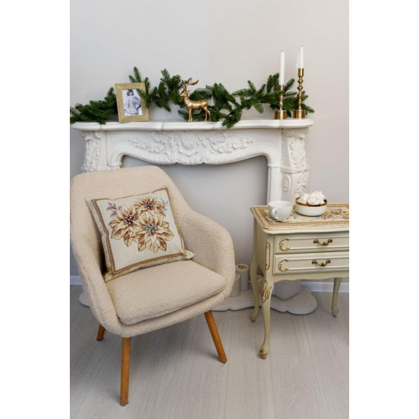 Фото - Наволочка Прованс Три квітки 45х45 см (036960)