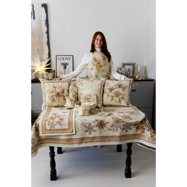 Фото - Наволочка Прованс Три квітки 45х45 см (036960)