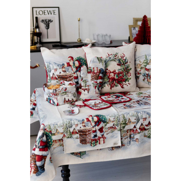 Фото - Наволочка Прованс Снігова зима Вінок 45х45 (037189)