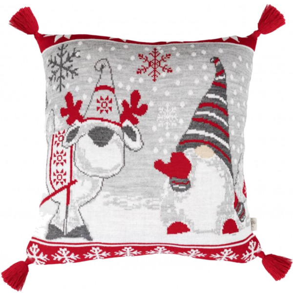 Фото - Подушка декоративна Прованс Веселі гноми 45х45 см (037491)