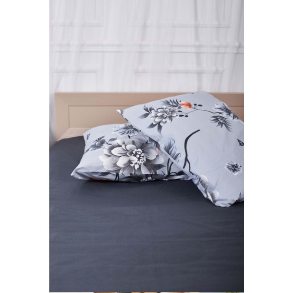 Фото - Комплект постільної білизни Moon&Star 143х210 Piwonie Gray Ranforce Elite (MS-820000051)