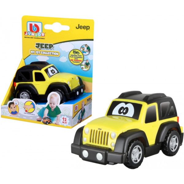 Фото - Базовый игровой транспорт для малыша Bb Junior Jeep My 1st сollection жёлтая (16-85121_yellow)
