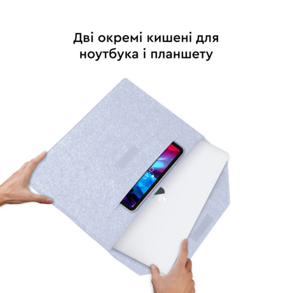 Фото - Чохол для ноутбуку AIRON Premium 13.3" Grey (4822356710620)