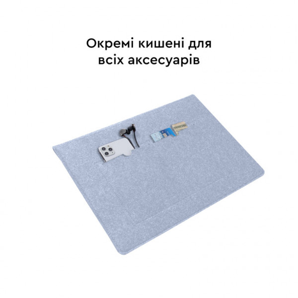 Фото - Чохол для ноутбуку AIRON Premium 13.3" Grey (4822356710620)