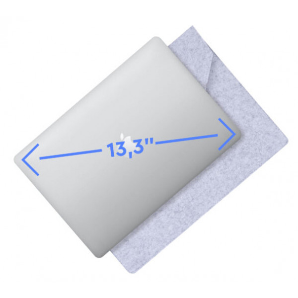 Фото - Чохол для ноутбуку AIRON Premium 13.3" Grey (4822356710620)