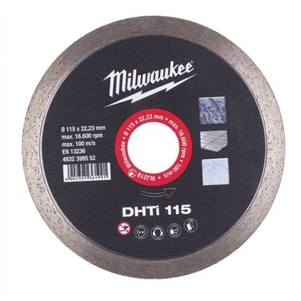 Фото - Диск алмазный Milwaukee DHTI 125 125 мм (4932399553)