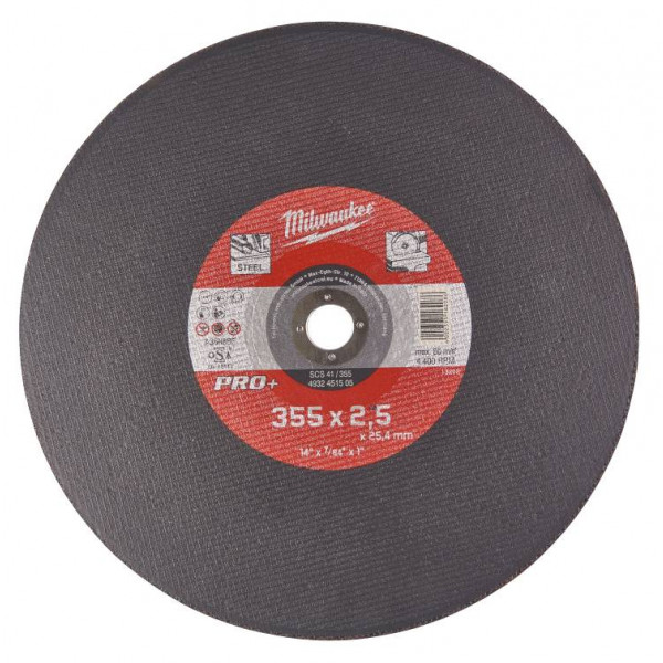 Фото - Диск шліфувальний по металу Milwaukee SC 41/355х2,5 мм (4932451505)
