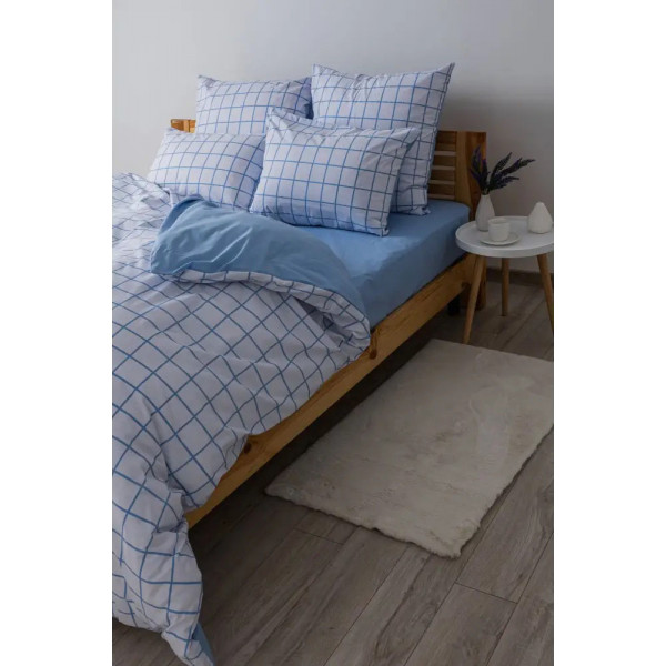Фото - Комплект постельного белья ТЕП Happy Sleep Blue Check (2-03796_25207)