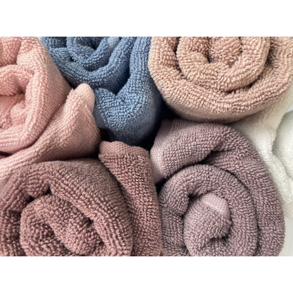 Фото - Рушник для рук GM Textile Міладо шоколадний махровий велюр 40х70