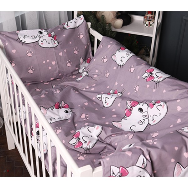 Фото - Комплект постільної білизни дитячий MirSon Kids Time 17-0691 Cat with a paw 143 x 210 см Бязь (2200010456158) Фото - Комплект постільної білизни дитячий MirSon Kids Time 17-0691 Cat with a paw 143 x 210 см Бязь (2200010456158)