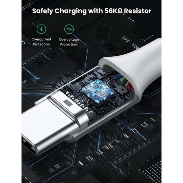 Фото - Кабель UGREEN USB 2.0 AM-Type-C M 3m US288 (60409)