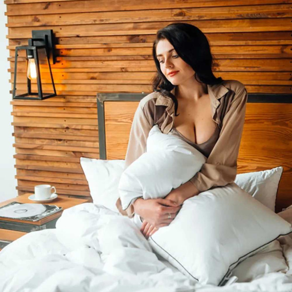 Фото - Подушка стандартна MirSon Тенсель (Modal) DeLuxe 0371 40х60 см (2200000016126)