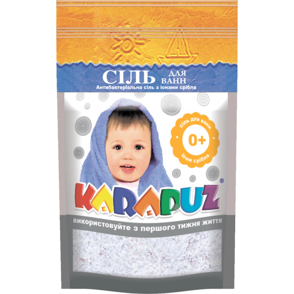 Фото - Соль для ванны детская Карапуз 500 г антибактериальная с серебром (4820049380941)