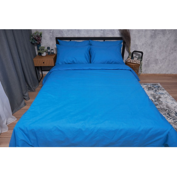 Фото - Комплект постільної білизни Moon&Star Бязь Gold Люкс Sapphire 160х220 (MS-820001692)