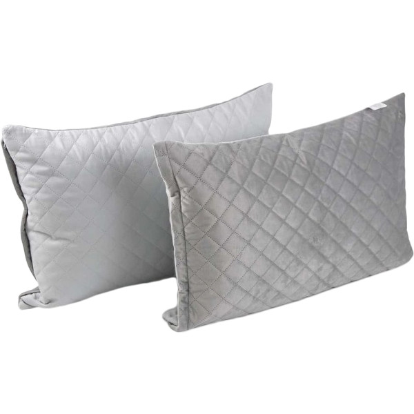 Фото - Наволочка Руно Комплект 50х70 2 шт. (К_382.55_Grey ромб_Н)