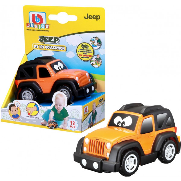 Фото - Базовый игровой транспорт для малыша Bb Junior Jeep My 1st сollection оранжевая (16-85121_orange)