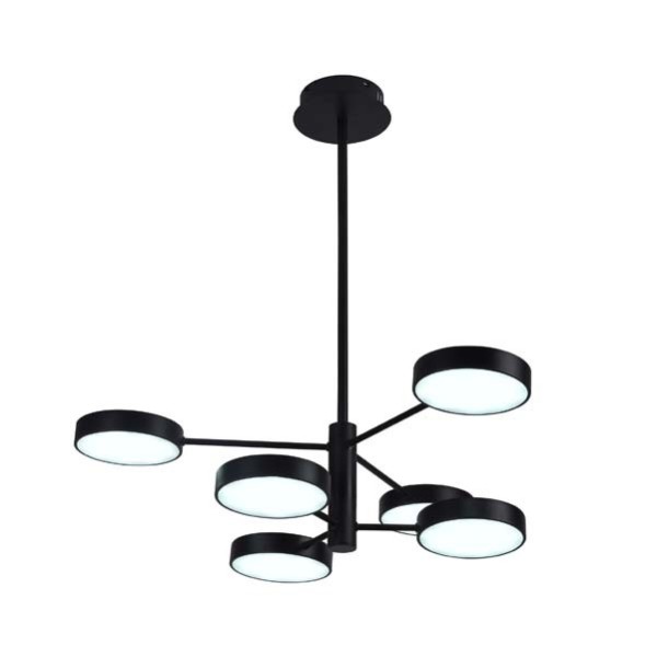 Фото - Светодиодный светильник Miorro LED Fiori с пультом ДУ, 70W, 2700-6000К черный (51-313-002) Фото - Светодиодный светильник Miorro LED Fiori с пультом ДУ, 70W, 2700-6000К черный (51-313-002)