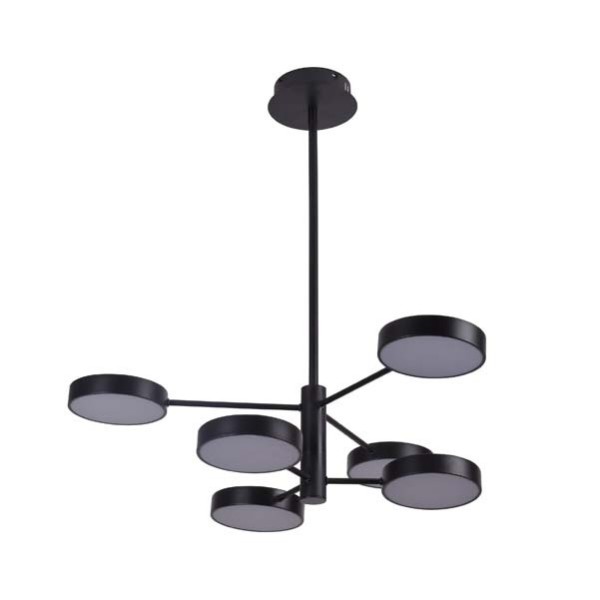 Фото - Светодиодный светильник Miorro LED Fiori с пультом ДУ, 70W, 2700-6000К черный (51-313-002)
