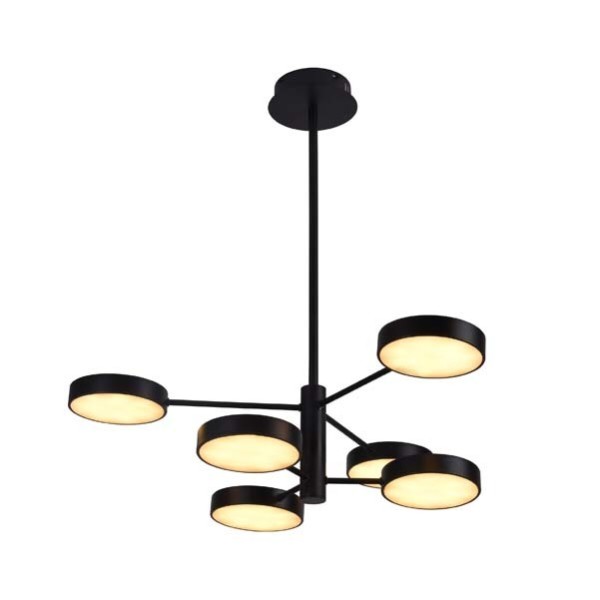 Фото - Светодиодный светильник Miorro LED Fiori с пультом ДУ, 70W, 2700-6000К черный (51-313-002)