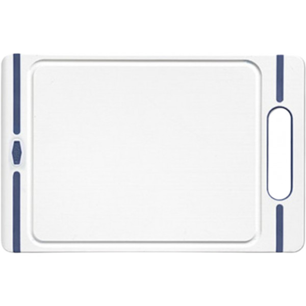 Фото - Дошка обробна Stefanplast ITALIAN CHEF L 34x22 білий/синій (51413)