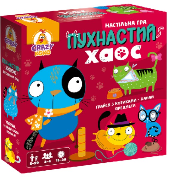Фото - Настільна гра (5-7 років) Vladi Toys Пухнастий хаос (VT8055-32)