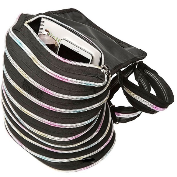 Фото - Рюкзак городской Zipit ZIPPER Black&Rainbow Teeth (ZBPL-10)