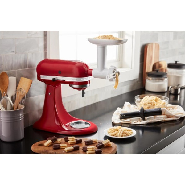Фото - Насадка для планетарного миксера KitchenAid мясорубка с прессом для приготовления печенья 5KSMFGCA