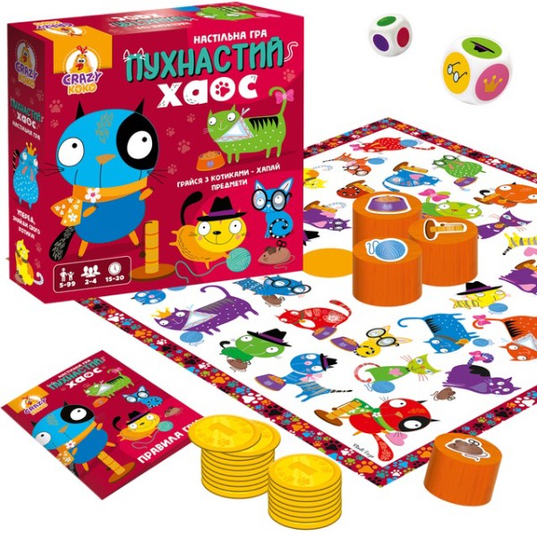 Фото - Настільна гра (5-7 років) Vladi Toys Пухнастий хаос (VT8055-32)