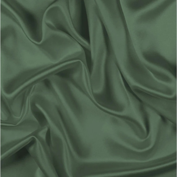 Фото - Простынь двуспальная MirSon 180x190 см Soft Touch of SATIN 017 Olive green (2200011284187)