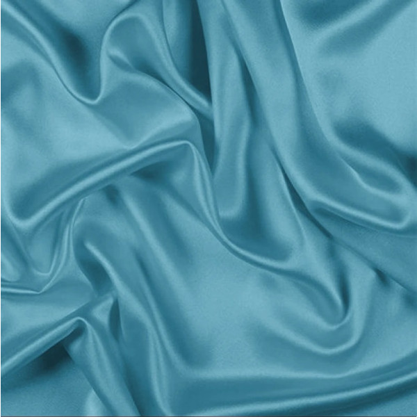 Фото - Простынь двуспальная MirSon 180х190 см Soft Touch of SATIN 008 Sky blue (2200011279688)